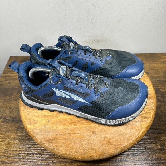Altra Other - Altra Lone Peak 8 Black Blue Trail Running Shoes Mens Size 11.5 ALOA85NC401